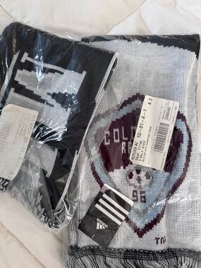 Two MLS scarves. New! Colorado Rapids and MLS Cup (2010)